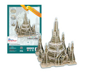 Amazing Thailand 3D Puzzle : Wat Arun Temple