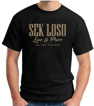 Sek Loso Love & Peace (Black) : T-Shirt - Size M