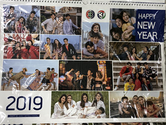 Wall Calendar 2019 : Ch.3 - Sawasdee Pee Mai