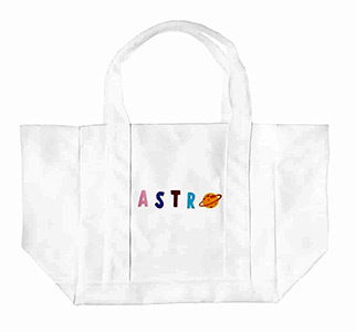 Astro : Canvas Bag - White