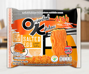 MAMA OK : Stir Fried Salted Egg Flavour (Pack of 4)