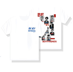 Boyfriends : Collage T-Shirt - White Size XL