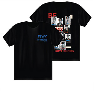 Boyfriends : Collage T-Shirt - Black Size M