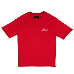 Astro : Premium Logo Tshirt - Red Size M