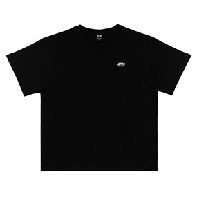 Astro : Small Logo Oversized Tshirt - Black Size XS