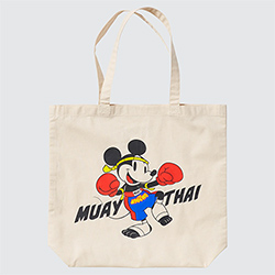 Uniqlo Eco Bag : Mickey Mouse in Thailand - Muay Thai