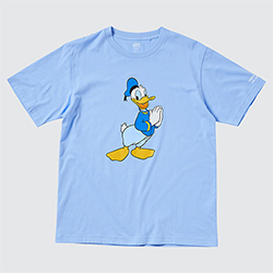 Uniqlo : Donald Duck in Thailand - Sawasdee T-shirt - Blue Size L
