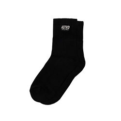 Astro : 3-Pack Embroidered Logo Socks Box Set (Black)