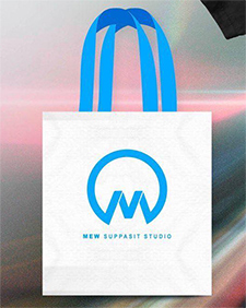 Mew Suppasit : MSS Shopping Bag - Blue