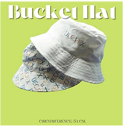 Dec.Fex : Reversible Bucket Hat - White