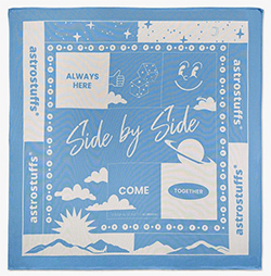Astro : Side By Side Bandana - Blue