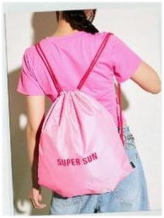 Super Sun : Gym Sack Bag - Pink
