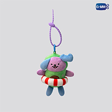 AVOCEAN ON THE WAVE DOLL KEYCHAIN