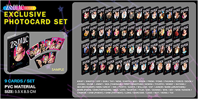 Zodiac Series : Perth Tanapon - Exclusive Photocard Set