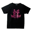 Golf + Mike T-shirt : Black-Pink (Size M)