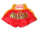 Muay Thai Shorts : Red - Gold
