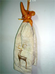 Towel Dolls : Thai Silk Elephant Doll + Towel (Beige)
