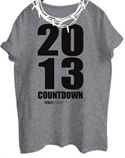 GTH : Countdown T-Shirt (Grey) - Size M