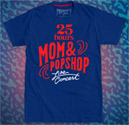 25 hours MOM & POPSHOP : Blue T-Shirt - Size M