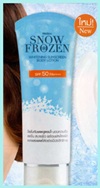 Mistine : Snow Frozen Whitening Sunscreen Body Lotion SPF50++