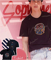 Sobyohey : Tshirt - Black Size M