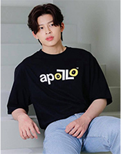 Apollo : Tshirt - Black Size M