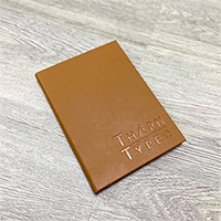 TharnType The Series : Leather Cover Notebook