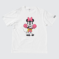 Uniqlo : Minnie Mouse in Thailand - Muay Thai T-shirt - White Size M