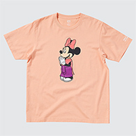 Uniqlo : Minnie Mouse in Thailand - Sawasdee T-shirt - Light Orange Size M