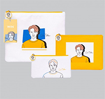 Win : Portrait Art Series - Clutch Bag