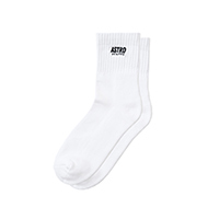 Astro : 3-Pack Embroidered Logo Socks Box Set (White)