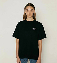Velence : Tshirt - Glow In The Dark Black - Size M