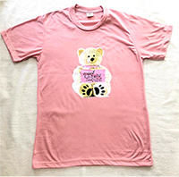 The Miracle of Teddy Bear : Pink Tshirt
