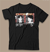 Cutie Pie The Series T-shirt - LianKuea Black - Size XL