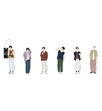 Be My Boyfriends 2 : Keychains Set