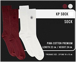 Kinn Porsche The Series : Socks Set (2 x Red)