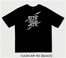 Astro : Clean Air Tshirt - Black Size M
