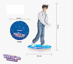 War Wanarat : 1st BD Fanmeet - Acrylic Standee (White)