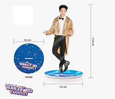 War Wanarat : 1st BD Fanmeet - Acrylic Standee (Gold)