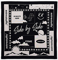 Astro : Side By Side Bandana - Black
