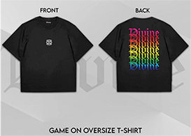 DIVINE : Game On T-shirt Black - Size S