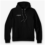 ZeeNuNew : Another Life Hoodie (Small Logo) - Black Size M