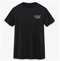 ZeeNuNew : Another Life (Small Logo) T-shirt - Black Size M