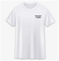 ZeeNuNew : Another Life (Small Logo) T-shirt - White Size M