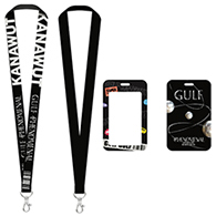 Gulf Kanawut : Lanyard Card Holder (Black ver.)