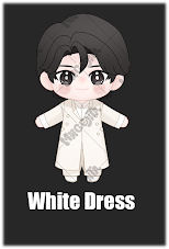 Noeul : Touchdown Plush Doll - White Dress