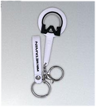 Win Metawin Holidate Fancon : Light Stick Rubber Keychain