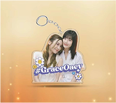Mate The Series : Keychain - Grace & Oaey