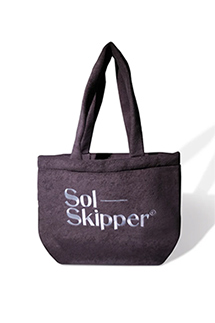 Sol Skipper : Medium Fluffy Tote - Dim Grey