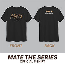 Mate The Series : T-shirt - Black Size XL